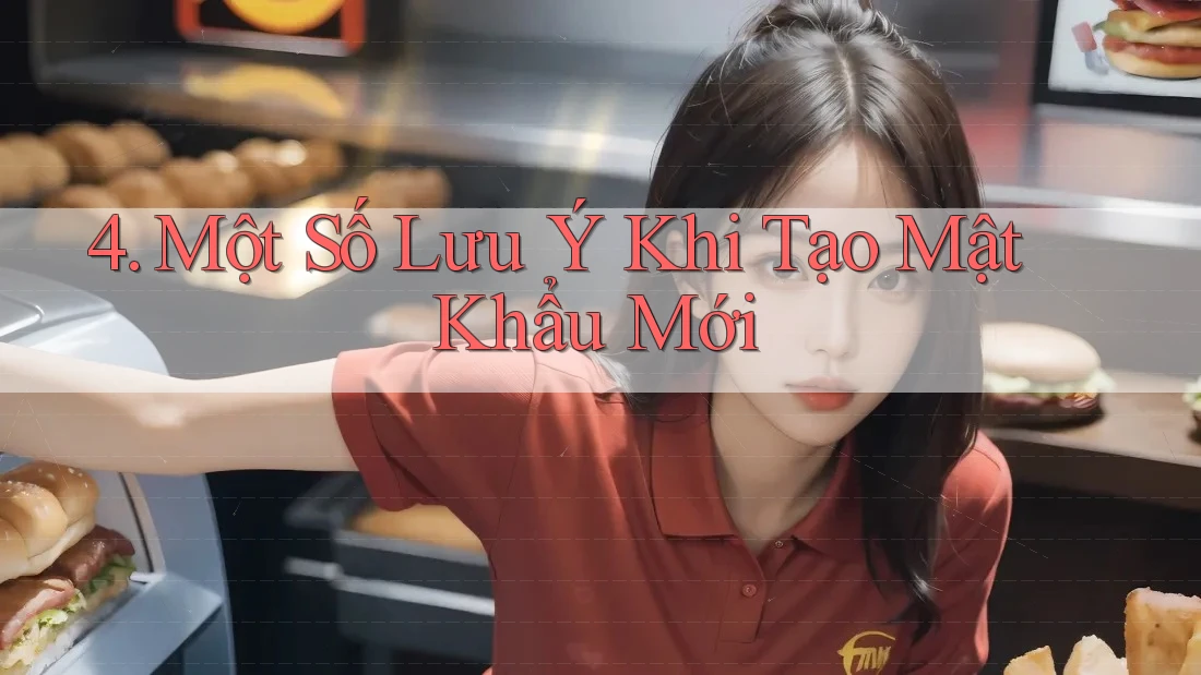 4. Một Số Lưu Ý Khi Tạo Mật Khẩu Mới 4. Một Số Lưu Ý Khi Tạo Mật Khẩu Mới