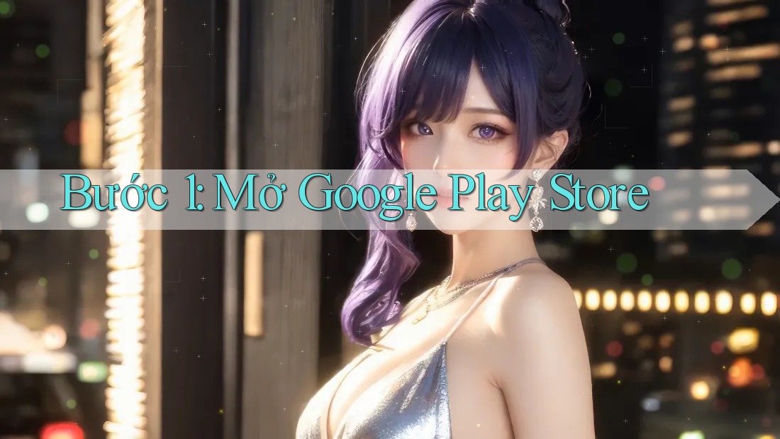 Bước 1: Mở Google Play Store