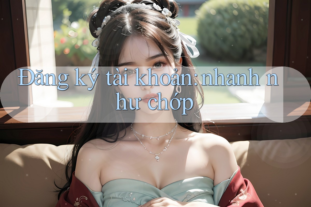Đăng ký tài khoản: nhanh như chớp