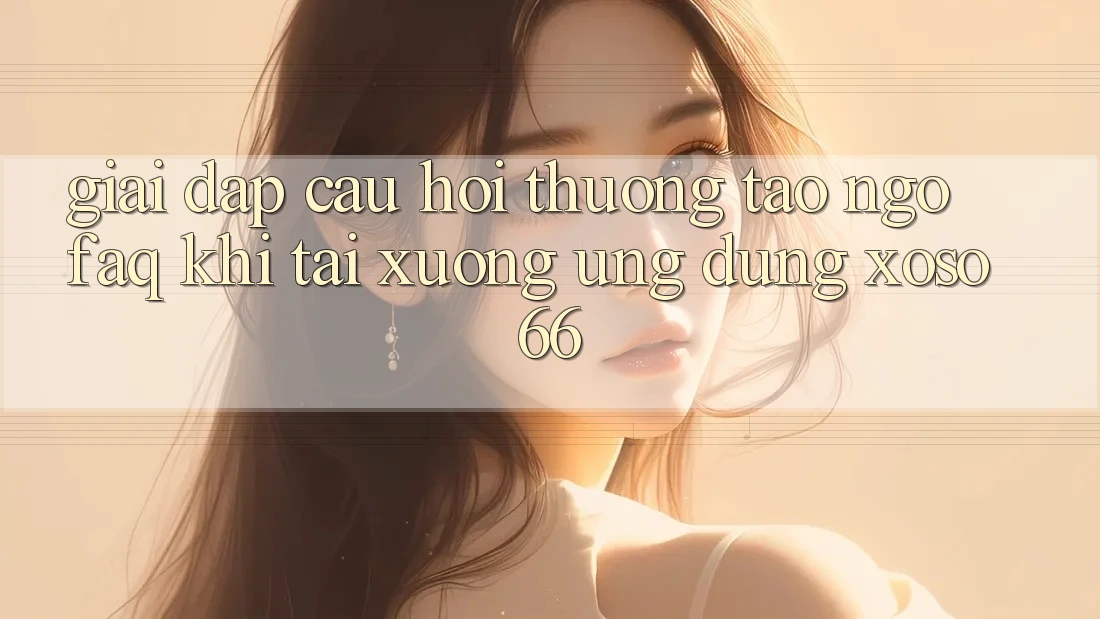 Giải Đáp Câu Hỏi Thường Tao ngộ (FAQ) Khi Tải xuống Ứng Dụng Xoso66 Giải Đáp Câu Hỏi Thường Tao ngộ (FAQ) Khi Tải xuống Ứng Dụng Xoso66