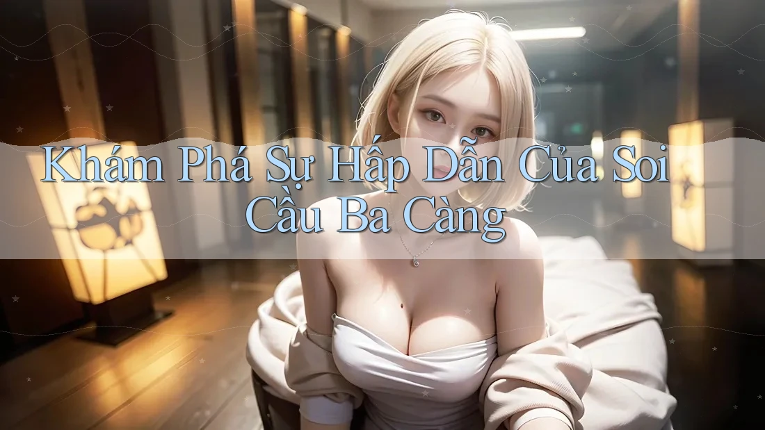 Khám Phá Sự Hấp Dẫn Của Soi Cầu Ba Càng Khám Phá Sự Hấp Dẫn Của Soi Cầu Ba Càng