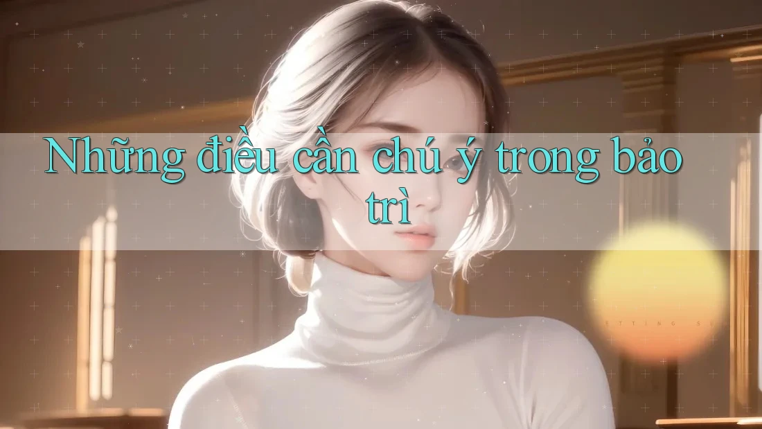 Những điều cần chú ý trong bảo trì