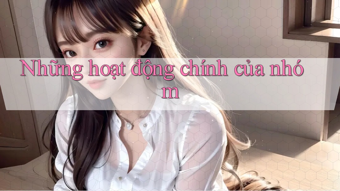 Những hoạt động chính của nhóm Những hoạt động chính của nhóm