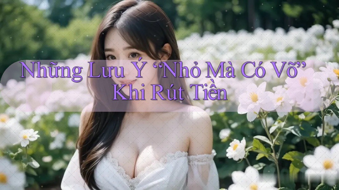Những Lưu Ý “Nhỏ Mà Có Võ” Khi Rút Tiền