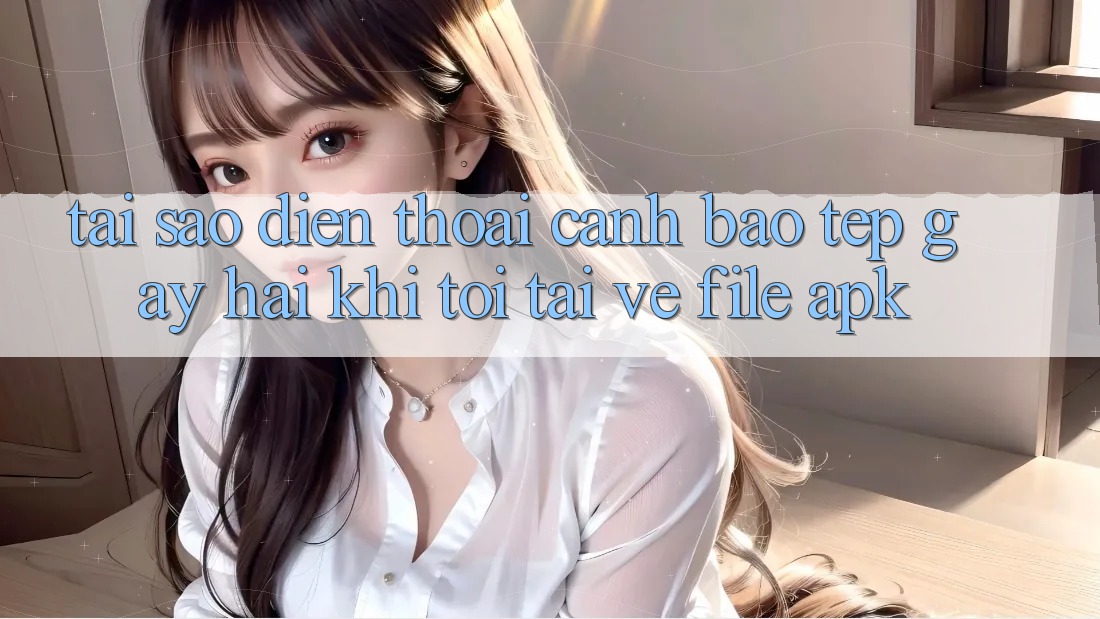 Tại sao điện thoại cảnh báo “Tệp gây hại” khi tôi tải về file APK?