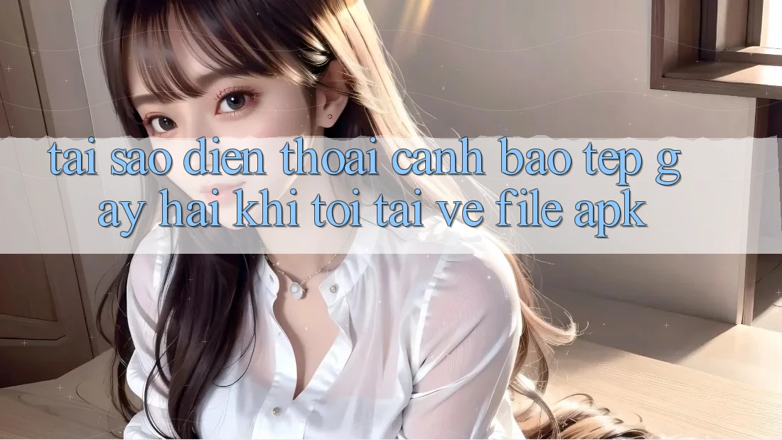 Tại sao điện thoại cảnh báo “Tệp gây hại” khi tôi tải về file APK?