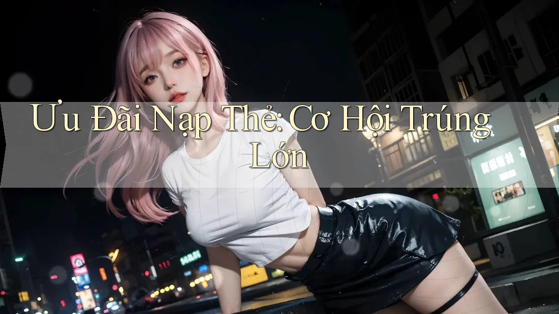 Ưu Đãi Nạp Thẻ: Cơ Hội Trúng Lớn Ưu Đãi Nạp Thẻ: Cơ Hội Trúng Lớn