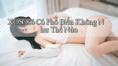 xoso66 có phổ biến không như thế nào